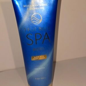 Bath & Body Works Blue Spa Moisturizer Super Rich Body Cream 8 Oz